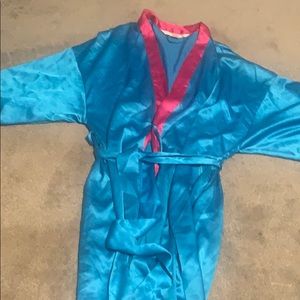 Victoria secrets secret blue bathrobe lingerie